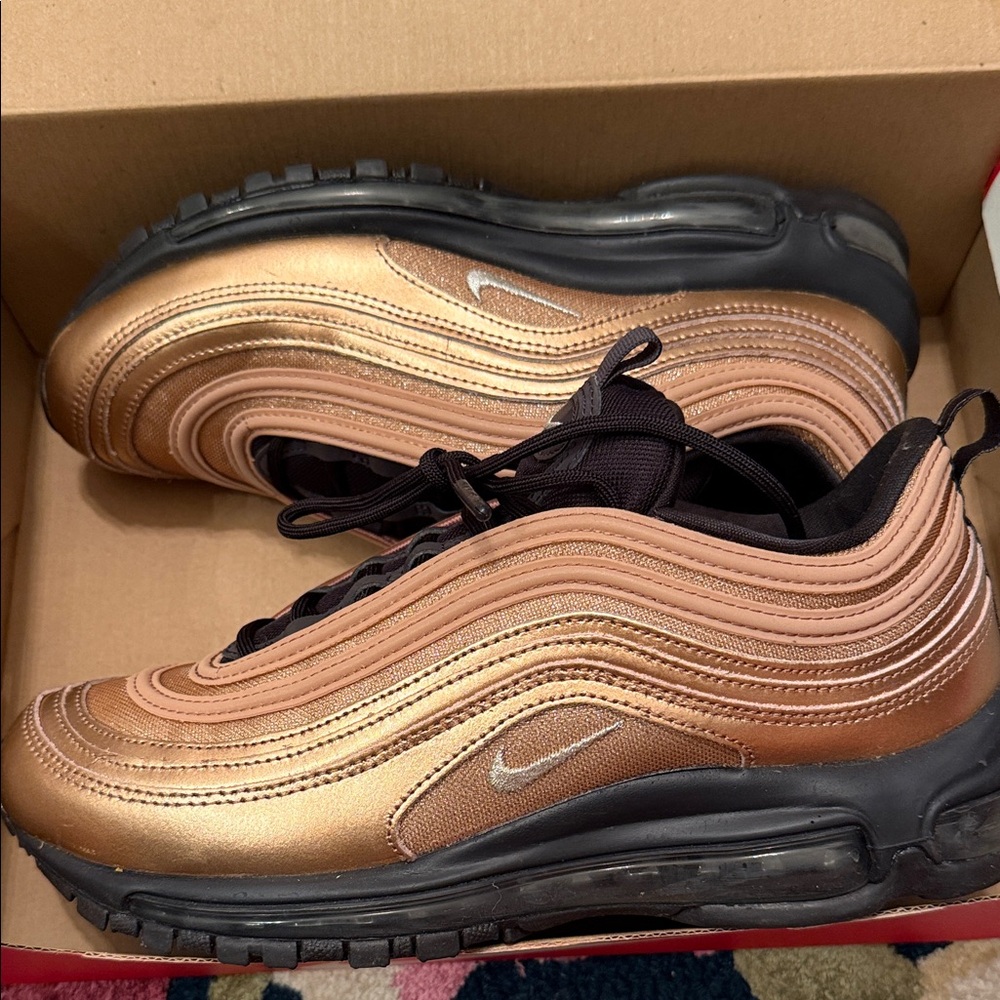 Nike Air Max 97 women’s Copper and Black Sneakers
